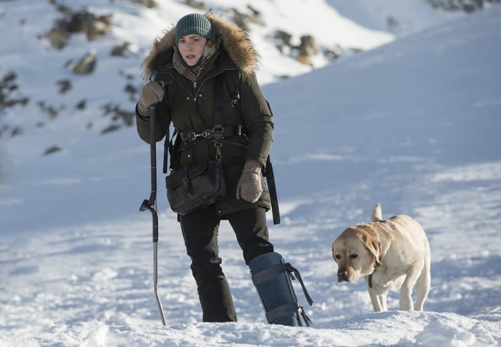 The Mountain Between Us stars Kate Winslet (pictured) and Idris Elba as survivors of plane crash in wintry mountains who must either await rescue or find safety.