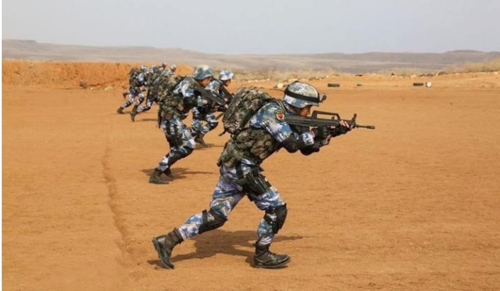 China was the seventh country to establish a military presence in the small African nation, one of the poorest in the region, following in the footsteps of the US, France and Japan. Photo: Handout