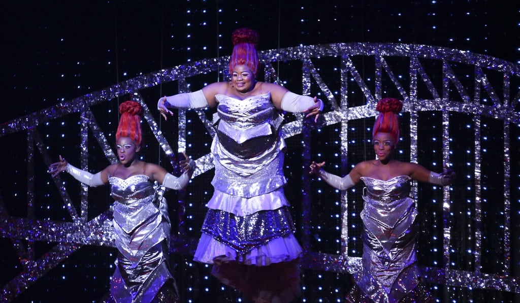 The divas on stage at the start of the show. Photo: Rachel Cheung