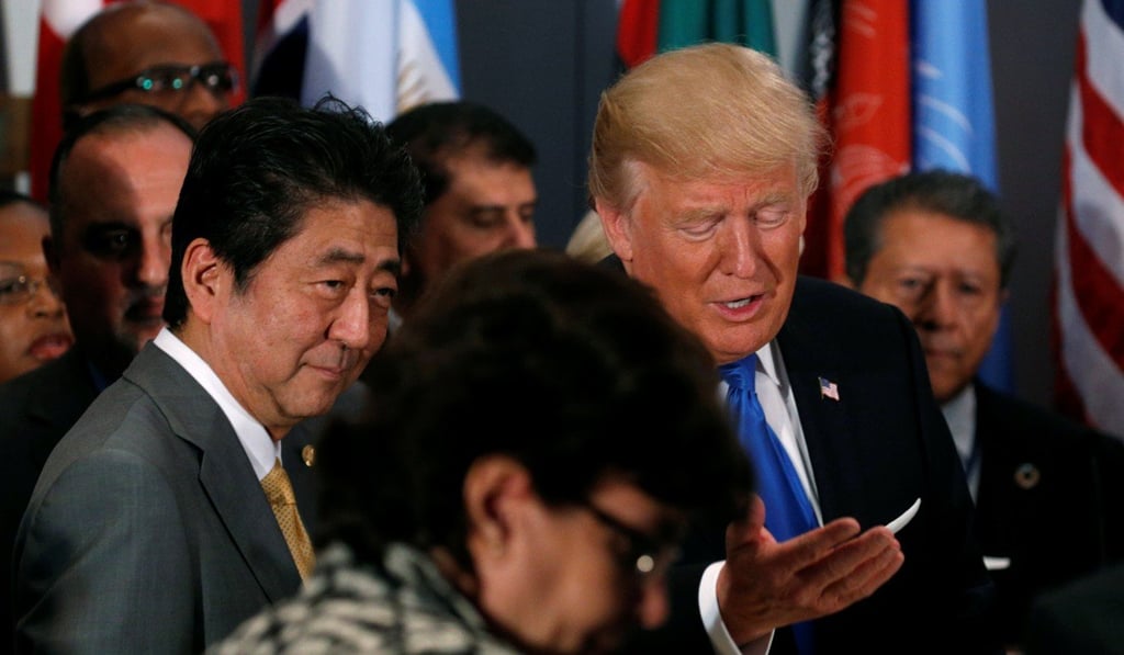 The decision of Prime Minister Shinzo Abe to call a press stud Lower House election for October 22 has not only resulted in a reconfiguration of Japan’s political landscape but also resulted in a recalibration of intentions with regard to a hike in the country’s sales tax that is currently expected to occur in a year’s time. Photo: Reuters
