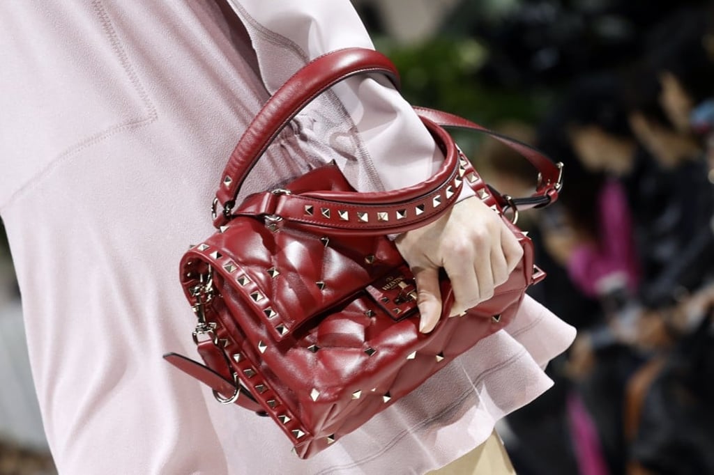 Valentino’s studded bag. Photo: EPA