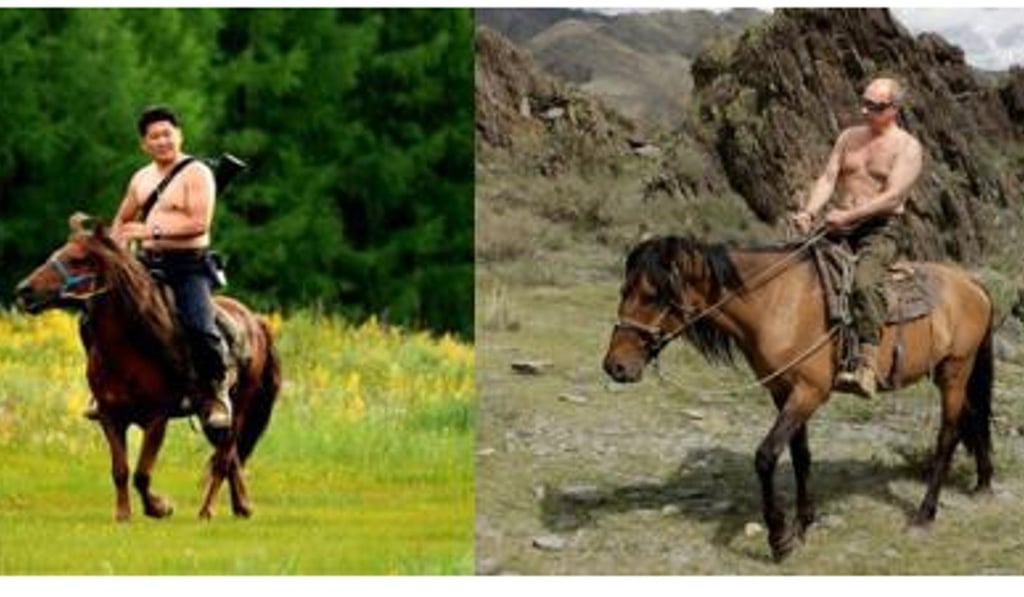 Ukhnaagiin Khurelsukh – a former deputy PM known for his macho image, having posed shirtless Putin-style on a horse. Photo: Wikimon Ukhnaagiin Khurelsukh – a former deputy PM known for his macho image, having posed shirtless Putin-style on a horse. Photo: Wikimon