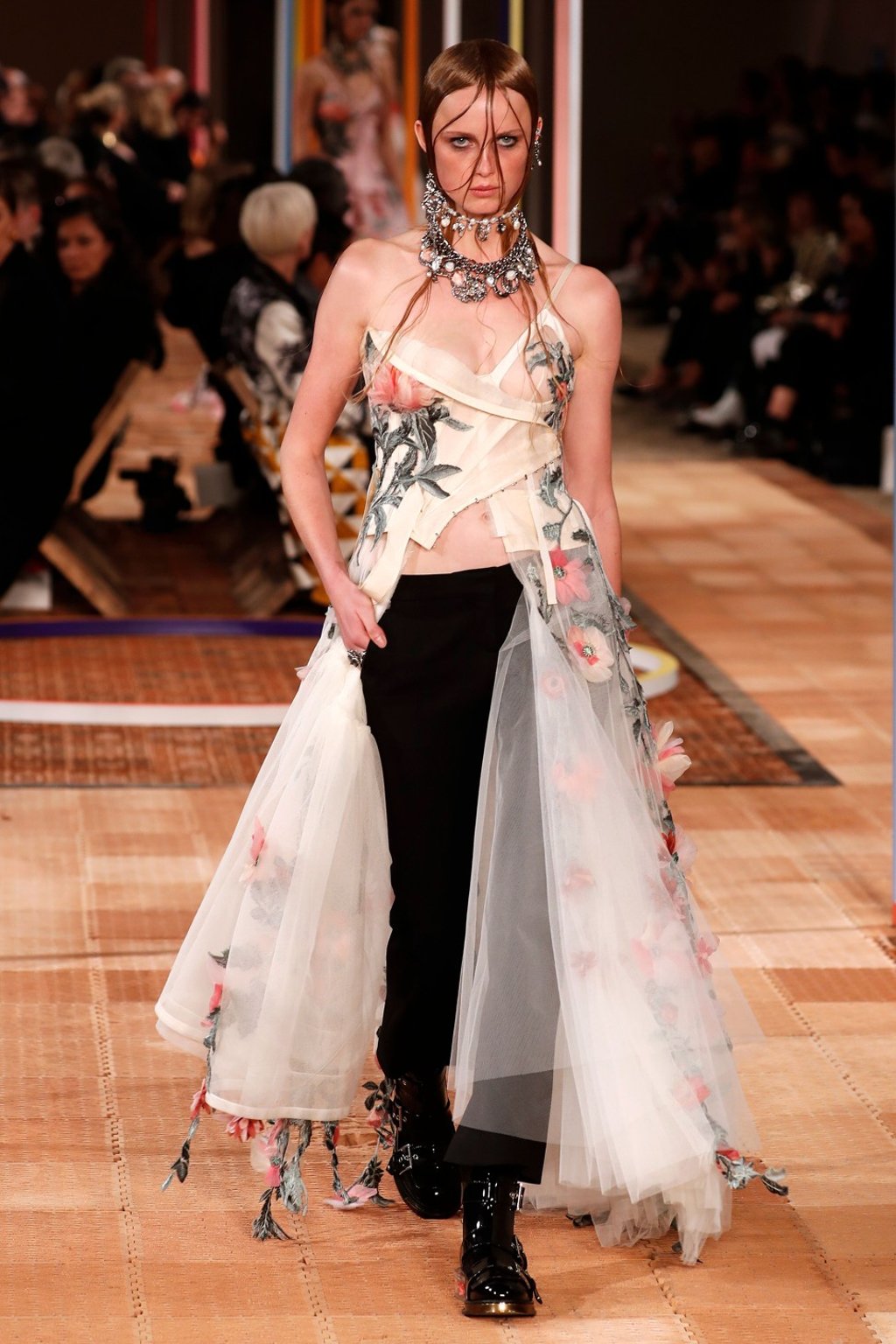 Floral explosion at Alexander McQueen s spring summer 2018 Paris show South China Morning Post