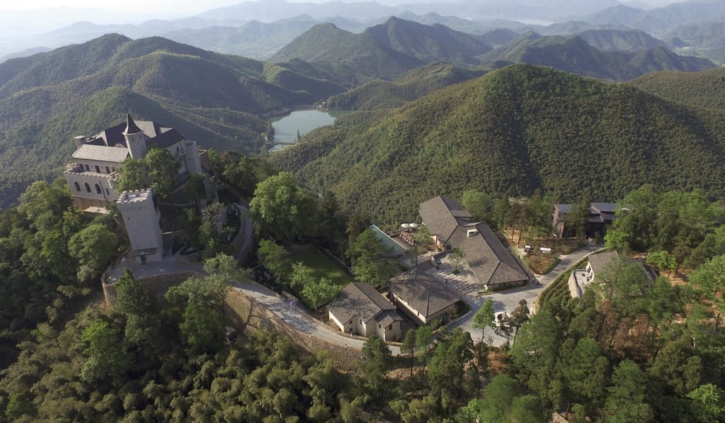 Naked Castle on the top of Moganshan.