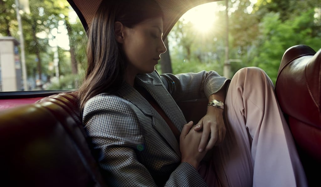 Balenciaga (from mytheresa.com) blazer, HK$17,700; Valentino, pants, HK$8,310; Cartier, Clé de Cartier watch, HK$49,040; Bulgari (from HVELPLUND WATCHES & JEWELLERY) ring, HK$146,890