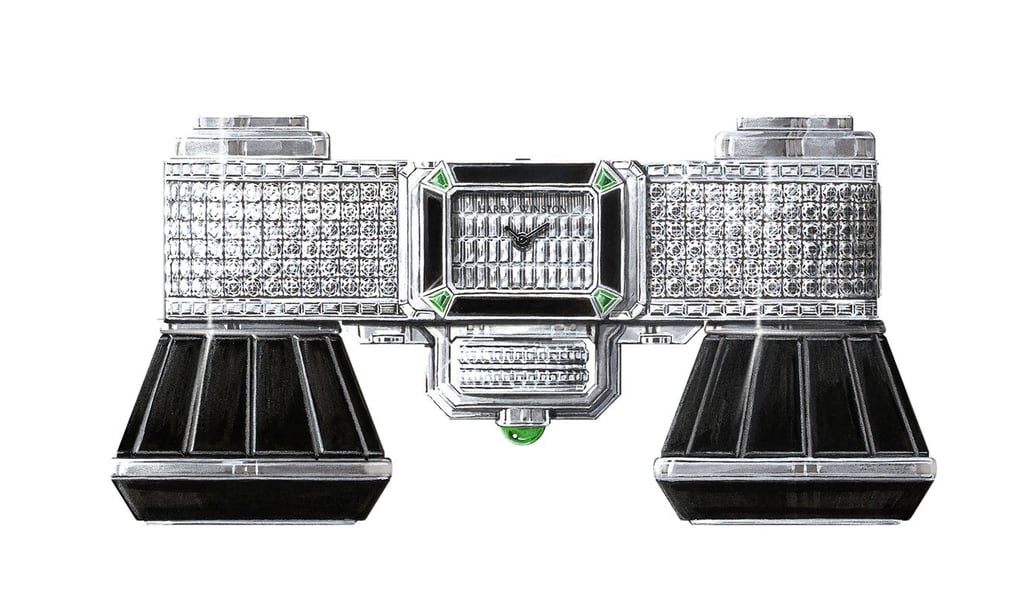 Broadway Glasses by Harry Winston. Broadway Glasses by Harry Winston.