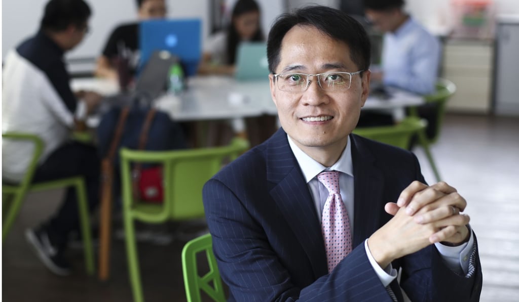 Billy Man, managing director of Mansfield Consulting said his business was growing annually at between 30 to 50 per cent. Photo: Nora Tam
