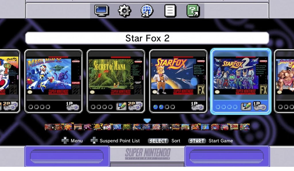 The Super NES Classic Edition includes many beloved titles including Star Fox. Photo: courtesy of Nintendo