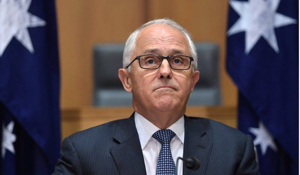 Australian Prime Minister Malcolm Turnbull faces an uncertain future as lawmakers from two minority parties, crucial to his coalition majority, stand accused of holding duel citizenships and could be ineligible to sit in the country’s parliament. Photo: Reuters