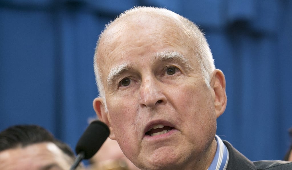 California Governor Jerry Brown, who signed “sanctuary state” legislation that extends protections for immigrants living in the United States illegally, a move that gives the nation's most populous state another tool to fight President Donald Trump. Photo: AP