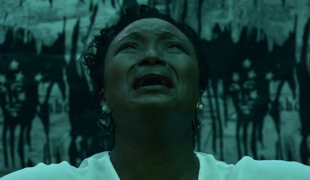 Playwright, director and performer Donna Ogunnaike in Strelitzia, a participatory play/installation, which immerses the audience in a multisensory diary of self-discovery.