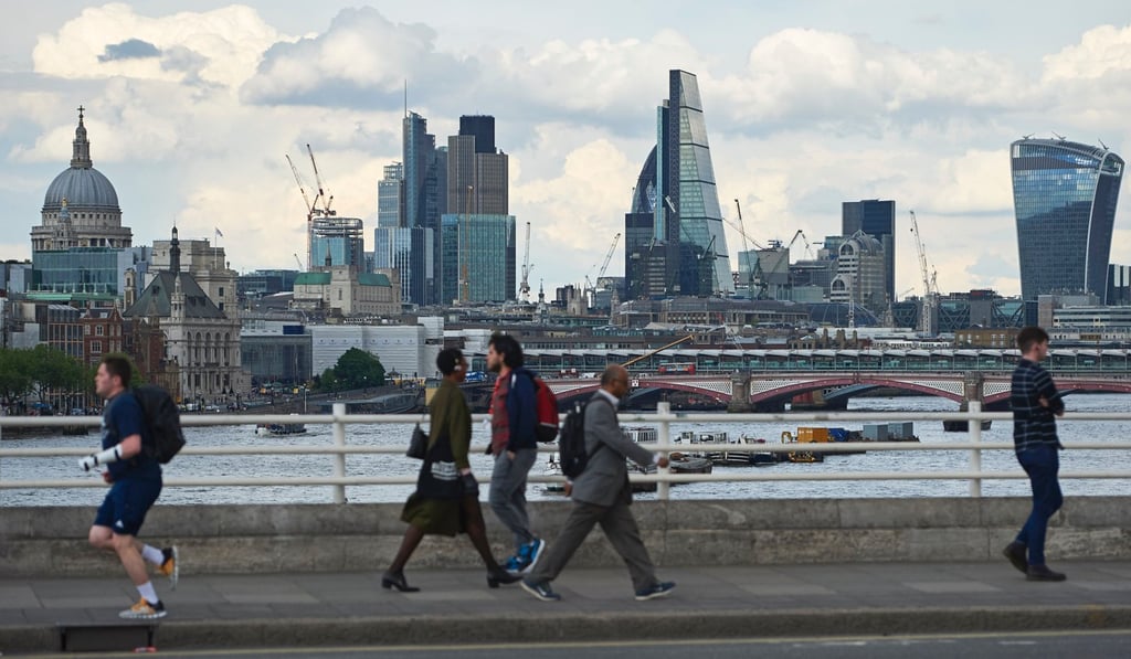 National UK asking rents outside London fell by 0.2 per cent in the three months to September, which is normally one of the busiest times of year for tenants looking for a new home. Photo: AFP