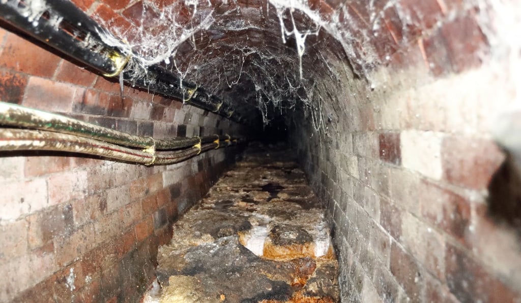 A Fatberg fills an 1852-built sewer at Westminster in London on September 25. Photo: AP A Fatberg fills an 1852-built sewer at Westminster in London on September 25. Photo: AP