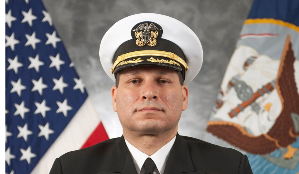 Commander Jessie Sanchez, executive officer of USS John S. McCain. Photo: Reuters