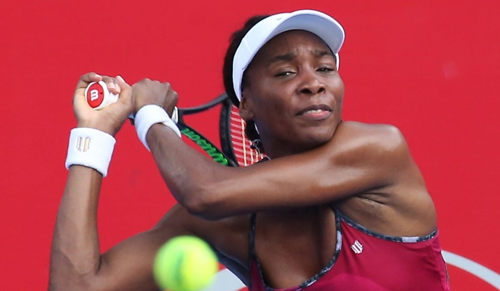 Williams in action against Risa Ozaki. Photo: Dickson Lee