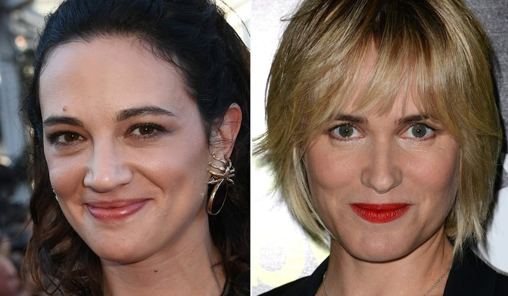 Italian actress Asia Argento (left) accuses Harvey Weinstein of rape, while French actress Judith Godreche says he tried to pull off her jumper when she refused his advances in his hotel room. Photo: AFP