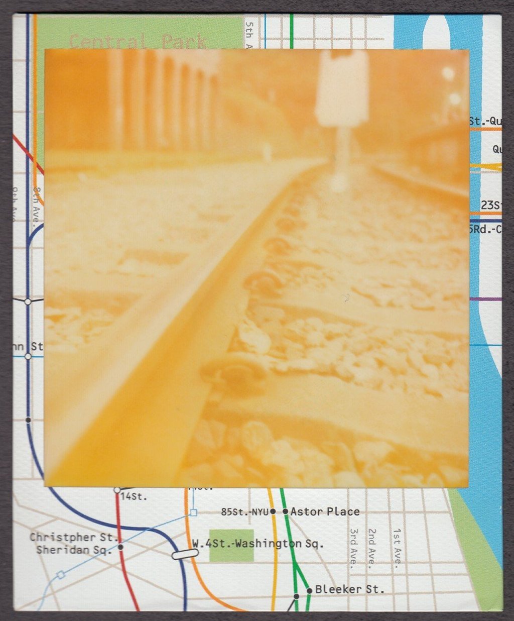 Polaroid enthusiast Ming Chan‘s artwork.