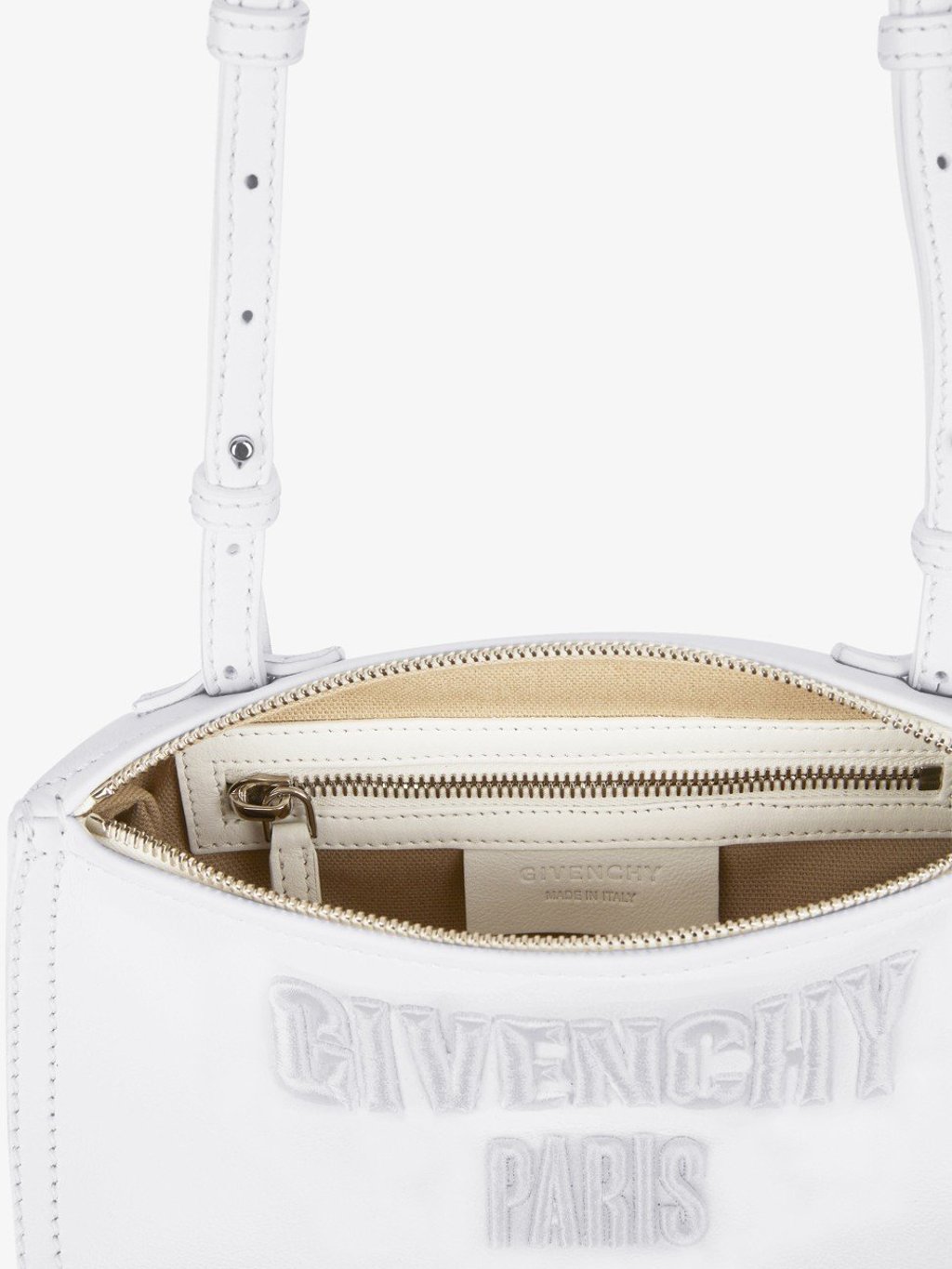 A mini Pandora bag in the ‘White’ capsule collection.