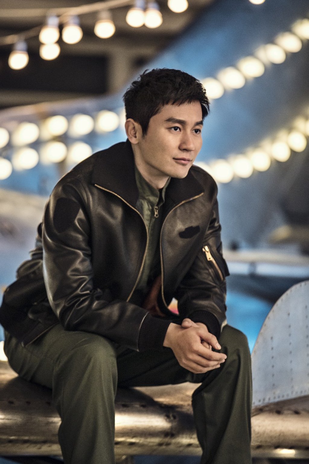 Writer-director-star Li Chen in a scene from the film Sky Hunter.