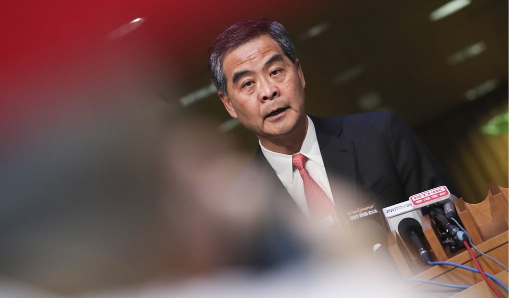 Leung Chun-ying (pictured) testified that he had not seen Ng, nor had his facial expression acted as any consent to throw the sandwich at him. Photo: Nora Tam