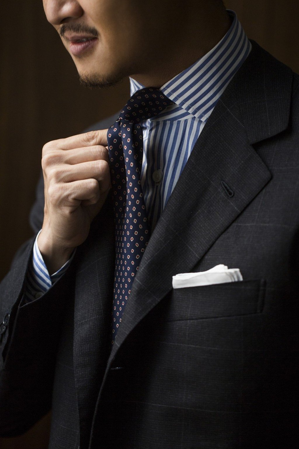 Suit by Liverano & Liverano, shirt by The Armoury, tie by Drake’s. Photo: Michelle Wong