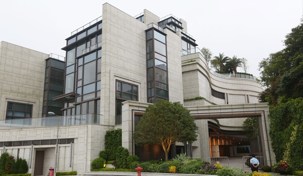 A luxury home on The Peak, Hong Kong.