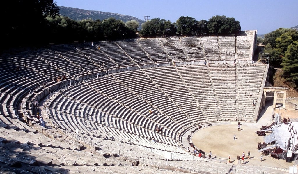 The ancient theatre in Epidaurus dates from the fourth century BC. Photo: Wikipedia