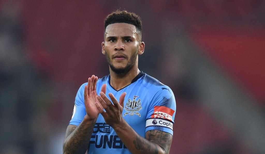 Newcastle United’s English defender Jamaal Lascelles applauds at the end of the match against Southampton. Photo: AFP Newcastle United’s English defender Jamaal Lascelles applauds at the end of the match against Southampton. Photo: AFP