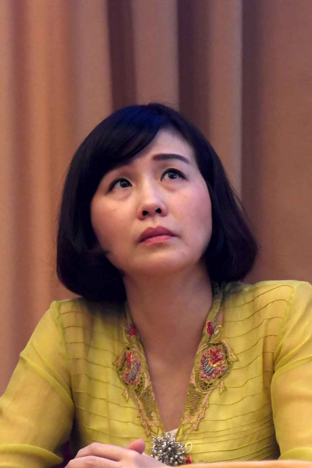Former Jakarta governor Basuki Purnama sent a bouquet of flowers to his wife Veronica Tan from behind bars last month. Photo: AFP