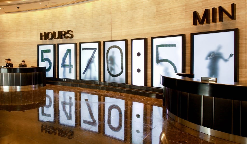 The Count:Down Clock at City of Dreams, Macau. The Count:Down Clock at City of Dreams, Macau.