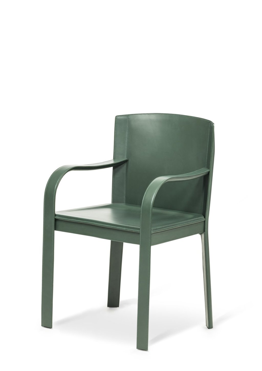 The elegant leather chair, with a simple silhouette, combines comfort and style. The elegant leather chair, with a simple silhouette, combines comfort and style.