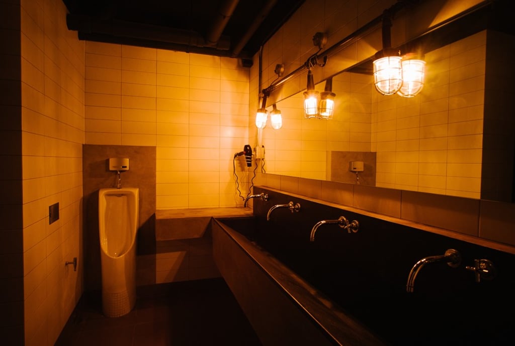 A communal bathroom. Picture: Courtesy of Sook Station