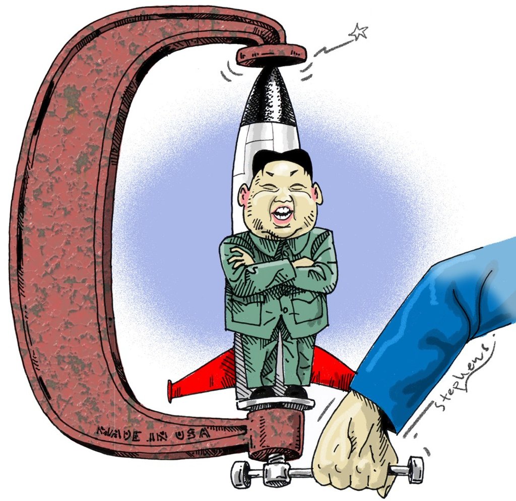 Sanctions have thus far failed to bring Pyongyang back to the negotiating table. Illustration: Craig Stephens