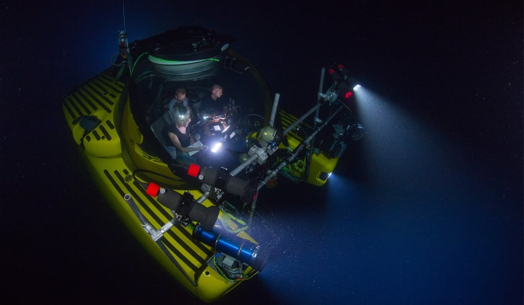 The Blue Planet II team worked with several submarines to film the Deep episode, spending a thousand hours underwater across the world’s deep oceans to capture landscapes and behaviours never seen before. Photo: courtesy of Blue Planet II