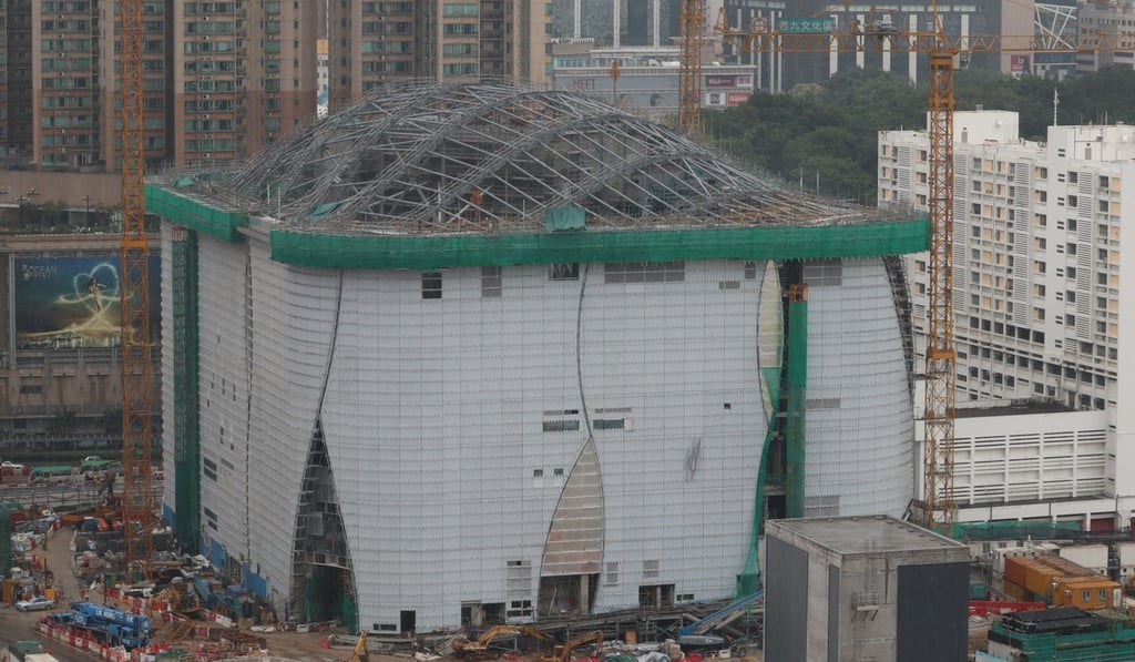 The Xiqu Centre is still under construction, but has already been embroiled in more than one controversy. Photo: Roy Issa