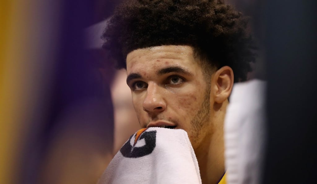 Lonzo Ball led the game for the Lakers in points and assists. Photo: AFP