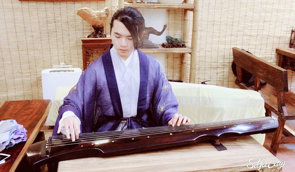 Luo said he feels “a strong sense of affection and belonging” when he wears Hanfu clothes. Photo: Luo Zhenchen