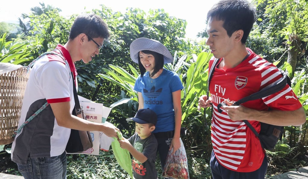 Most waste generated at country parks is avoidable, the conservation group Green Power claims. Photo: Edward Wong