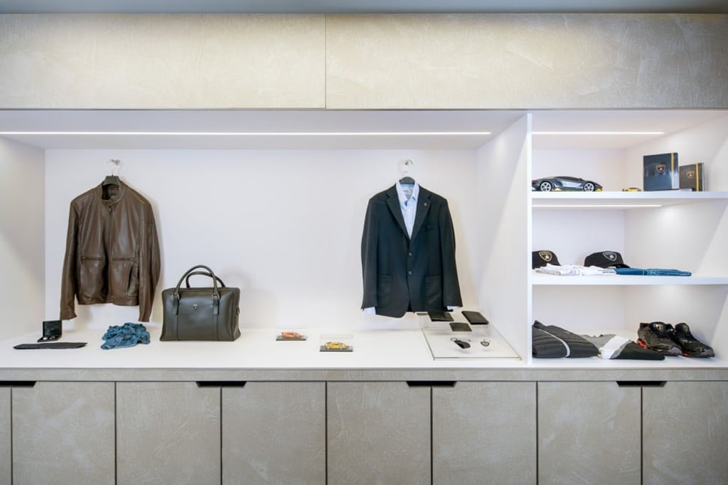 Lamborghini's new Hong Kong showroom in Wan Chai.