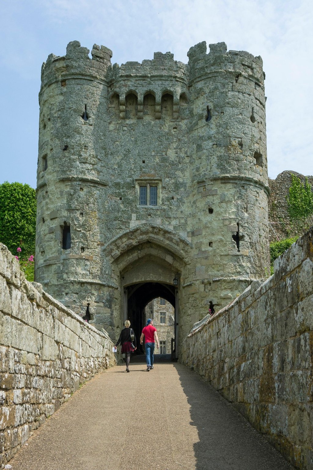 Carisbrooke Castle on the Isle of Wight.