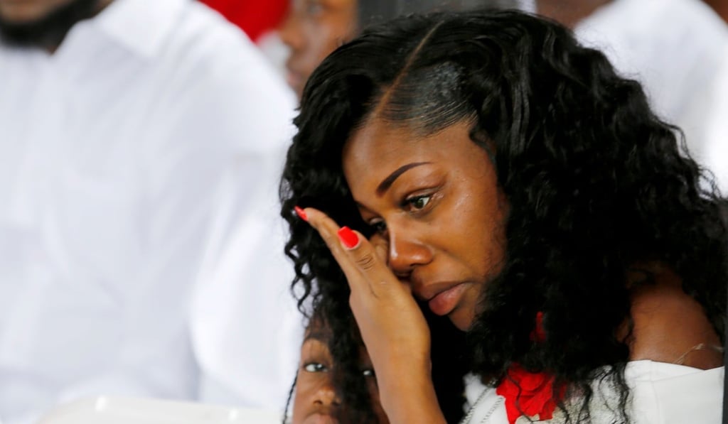 Myeshia Johnson, widow of US army sergeant La David Johnson. Photo: Reuters