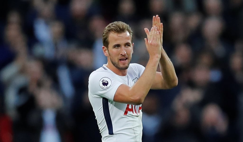 Tottenham's Harry Kane is worthy of a world record transfer fee, according to Real Madrid president Florentino Perez. Photo: Reuters