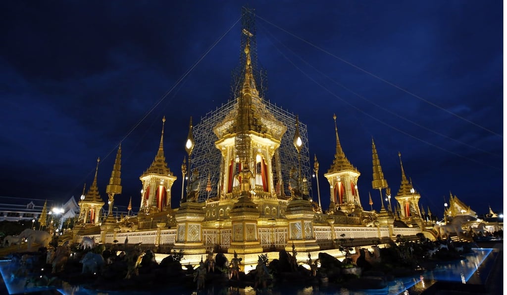The royal crematorium and funeral complex. Photo: AP