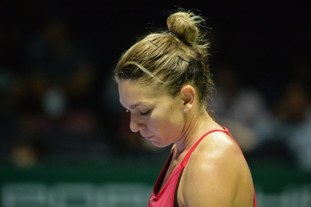 Halep was well beaten by the Dane. Photo: Xinhua