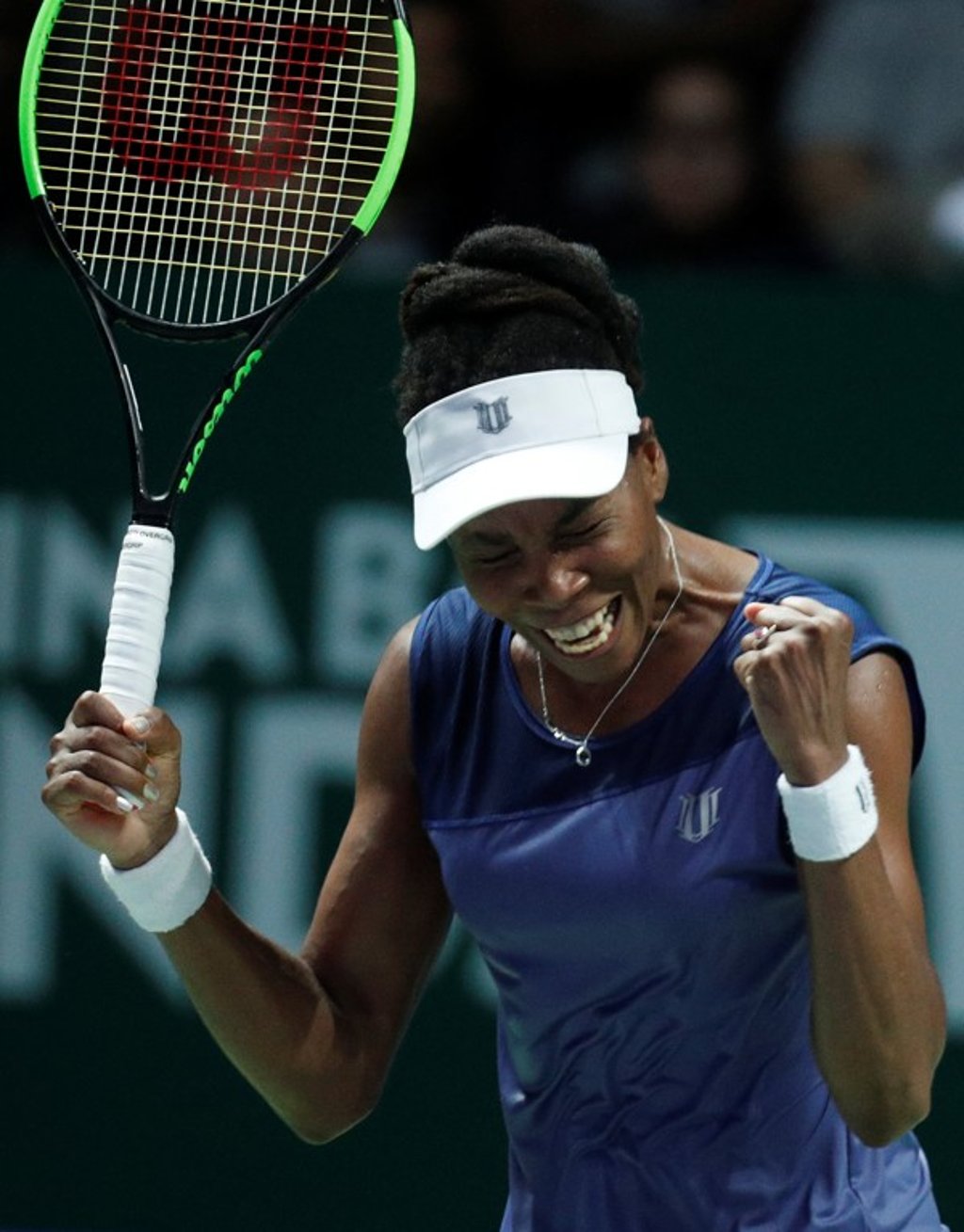 Williams battled to claim the winner-takes-all encounter. Photo: Reuters