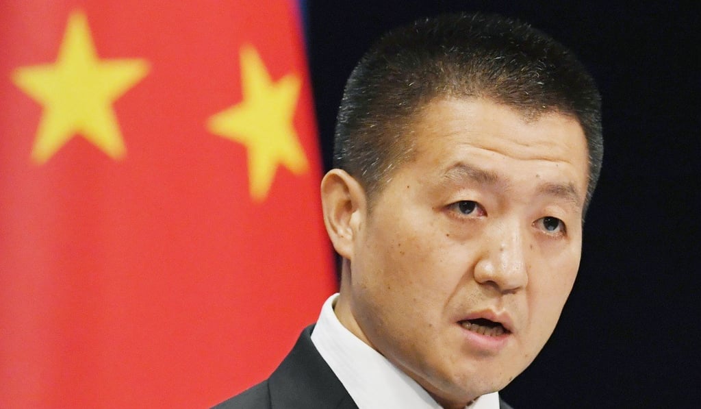 Chinese Foreign Ministry spokesman Lu Kang. Picture: Kyodo