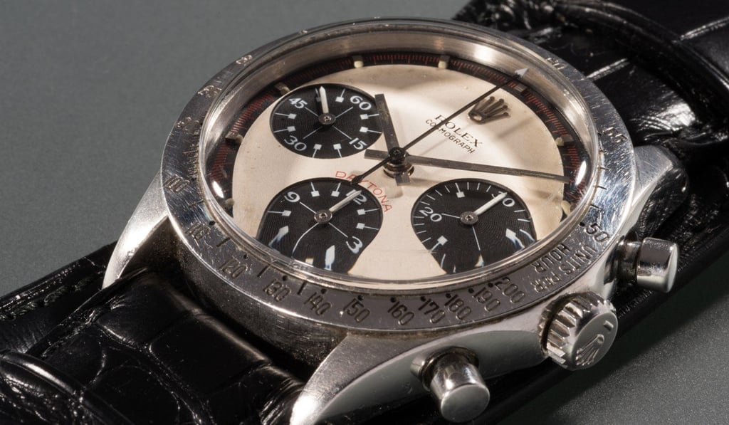 Rolex Paul Newman Cosmograph Daytona sold for a record price at Phillips auction in New York.