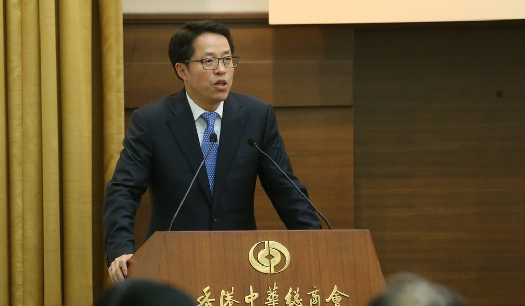 Zhang Xiaoming highlighted five key words and phrases to decode Xi’s message: “importance”; “care”; “a full picture”; “guidance”; and “a mutual relationship”. Photo: Dickson Lee