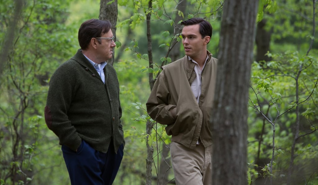 Kevin Spacey (left) as Whit Burnett and Hoult as J.D. Salinger in a still from Rebel in the Rye.