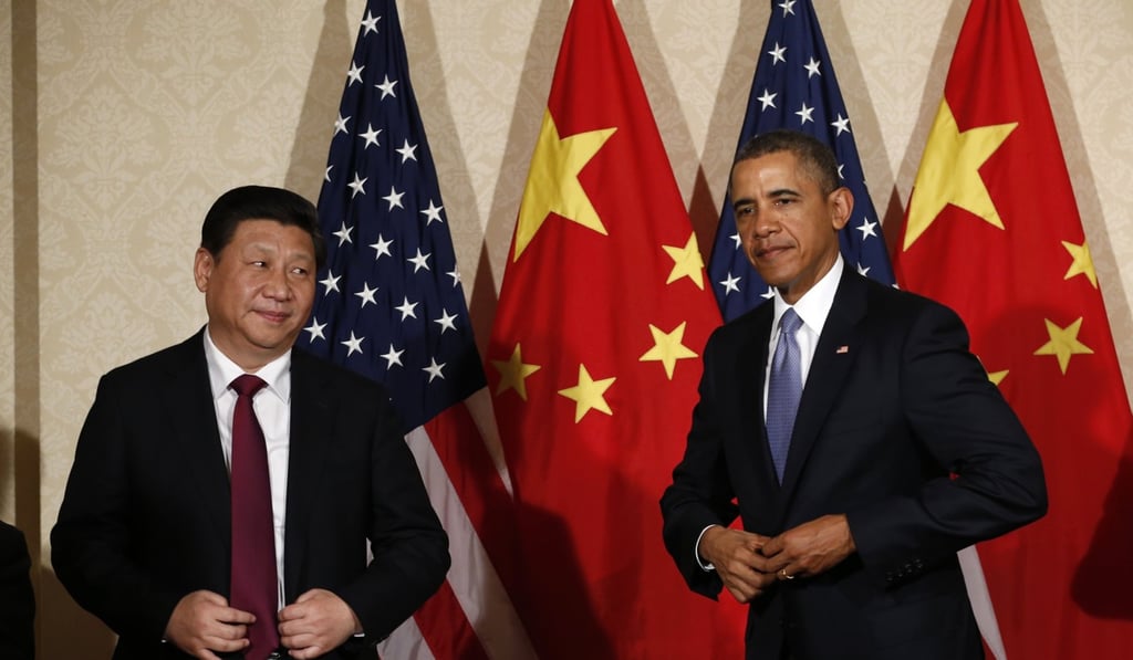 China's President Xi Jinping meets then US president Barack Obama on the sidelines of a nuclear security summit in The Hague in March 2014 after Ukraine withdrew troops from Crimea, effectively yielding the peninsula to Russia. Obama’s administration took a firm line in response to the Russian invasion, including sanctions and the exclusion of Russia from the G8. Photo: Reuters